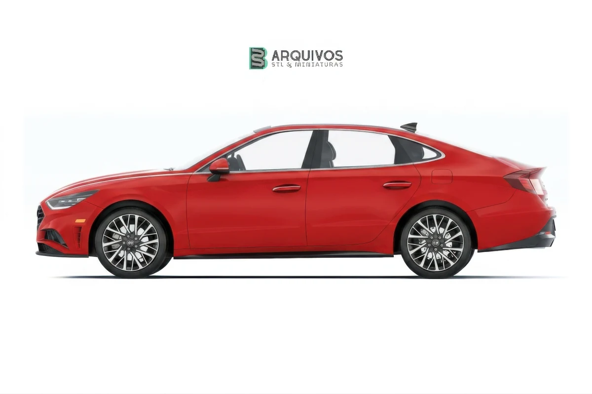 Modelo 3D STL - Hyundai Sonata 2021 — foto 7